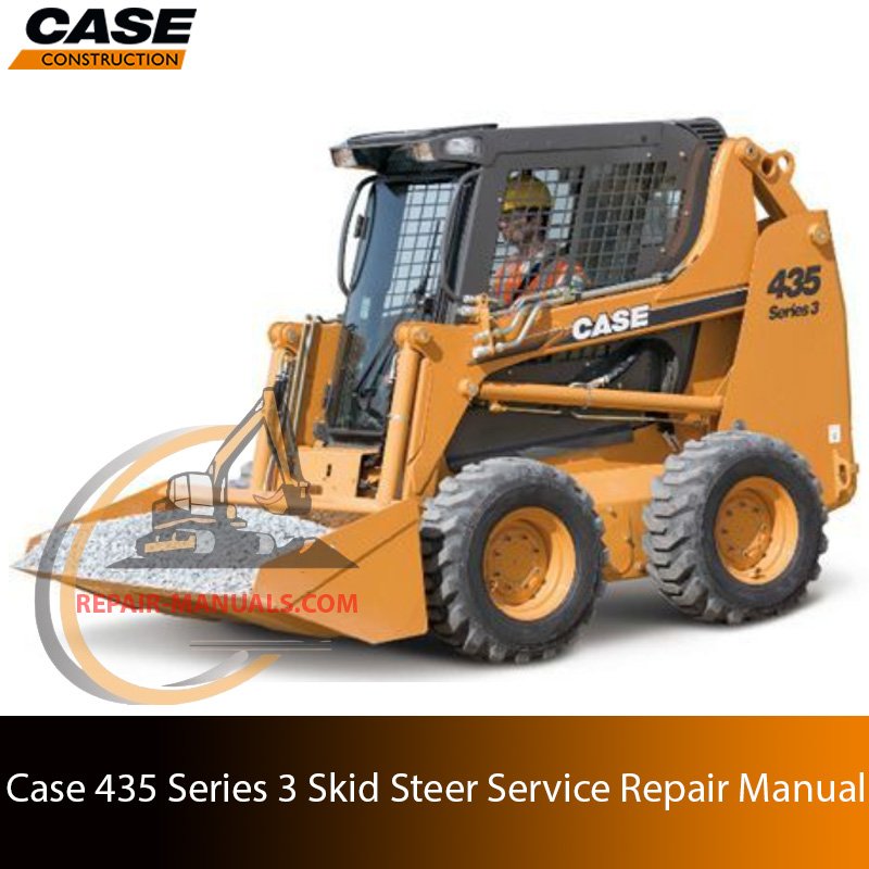 Service repair manual for case 435 series 3 skid steer