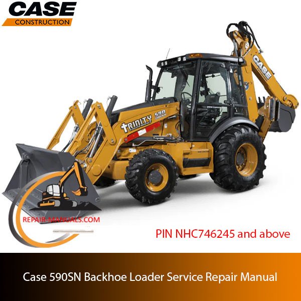 Case 590SN Backhoe Loader service repair manual