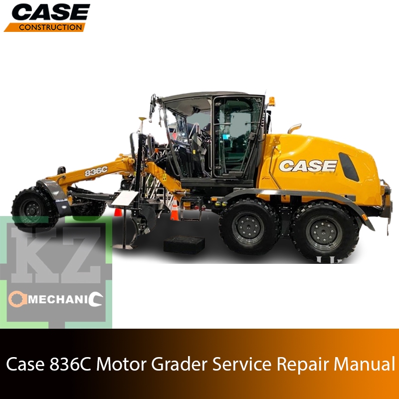 Case 836C Motor Grader Service Repair Manual