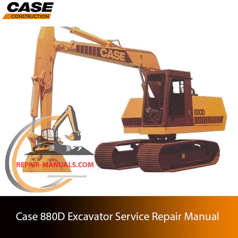 The service repair manual for Case 880D Excavator