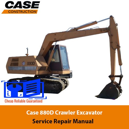 Case 880D Crawler Excavator Service Repair Manual