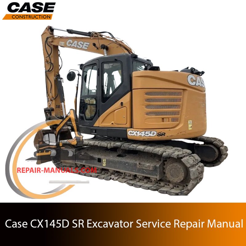 Service repair manual for case cx145d sr excavator