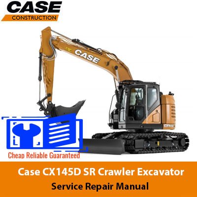 Case CX145D SR Crawler Excavator Service Repair Manual