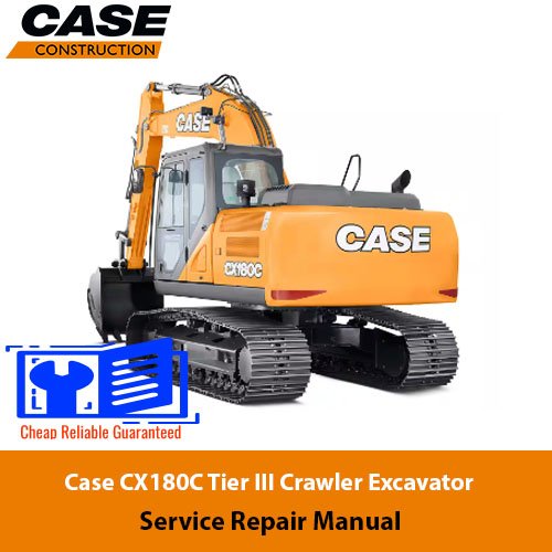 Case CX180C Tier III Crawler Excavator Service Repair Manual