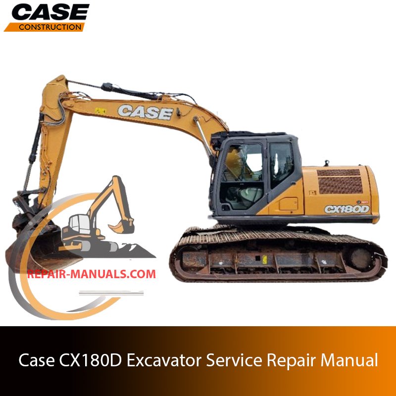 Service repair manual for case cx180D Excavator
