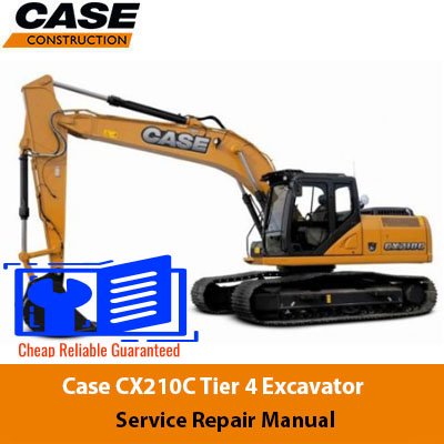 Case CX210C Tier 4 Excavator Service Repair Manual