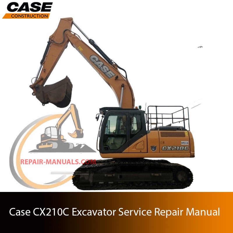 Service repair manual for Case CX210C Excavator