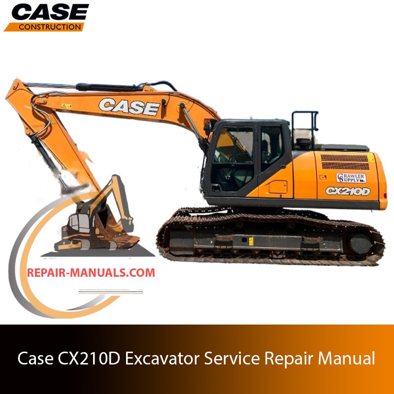 Service repair manual for Case CX210D Excavator
