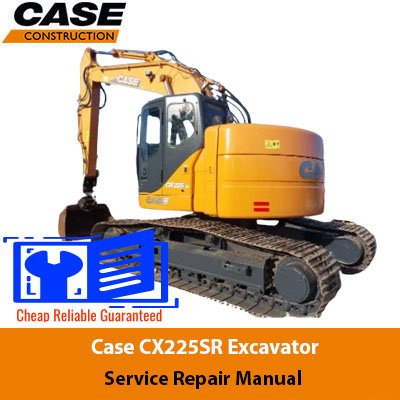 Case CX225SR Excavator Service Repair Manual