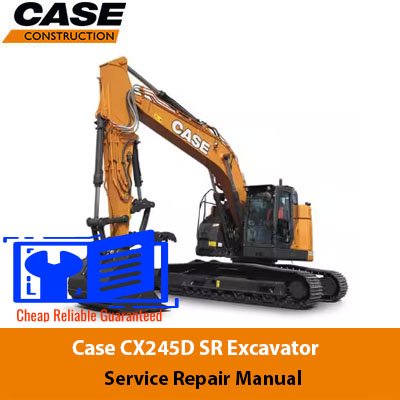 Case CX245D SR Excavator Service Repair Manual