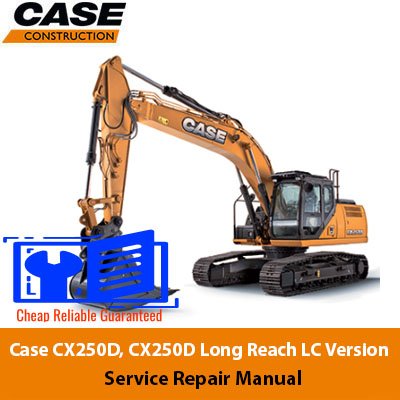 Case CX250D Excavator Case CX250D Long Reach LC Version Tier 4B Excavator