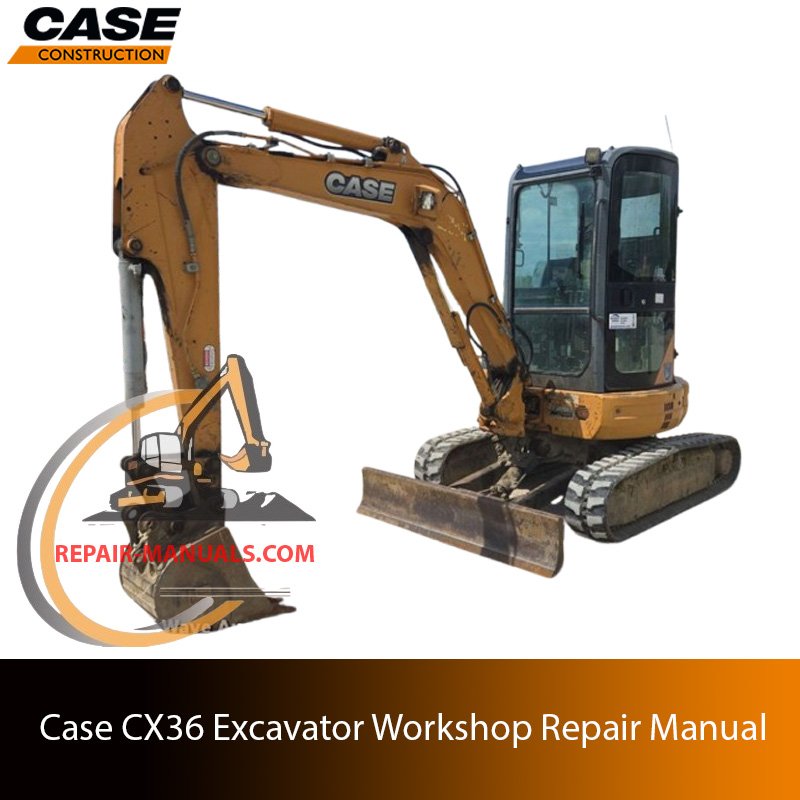 the service repair manual for Case CX36 Excavator