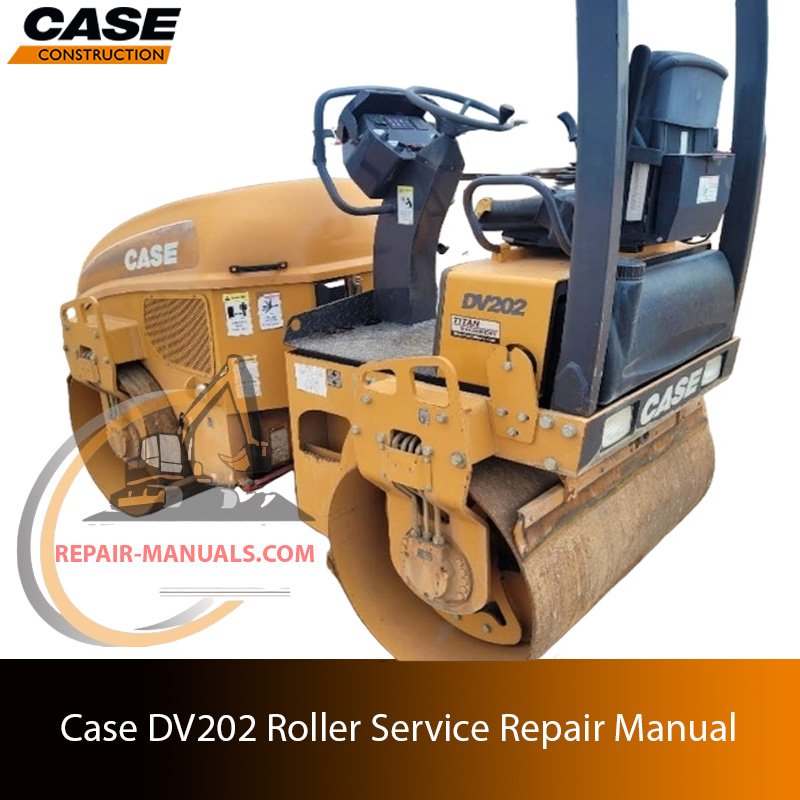 Service repair manual for case dv202 roller