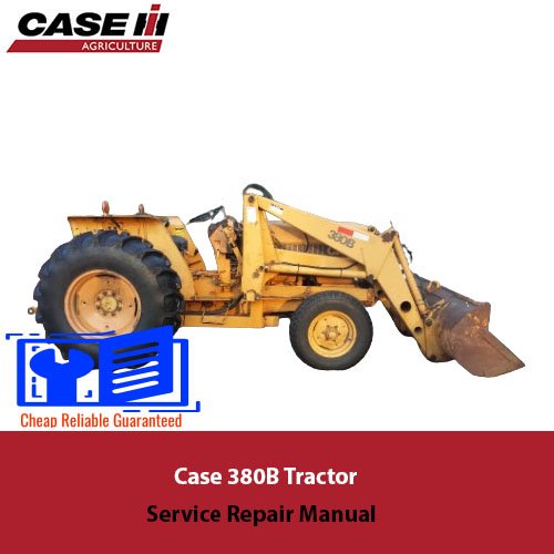 Cover of the Case 380B Tractor Service Repair Manual