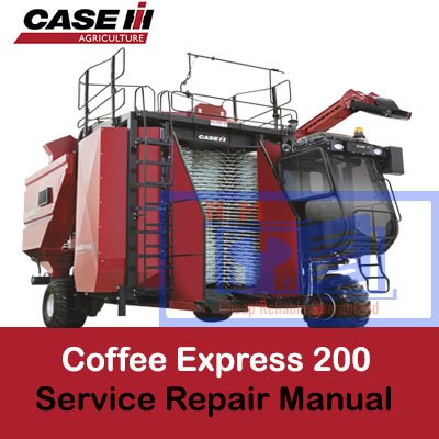 Case Coffee Express 200 service repair manual with a focus on technical drawings and step-by-step repair instructions