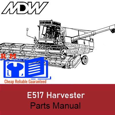Case E517 Harvester Parts Manual