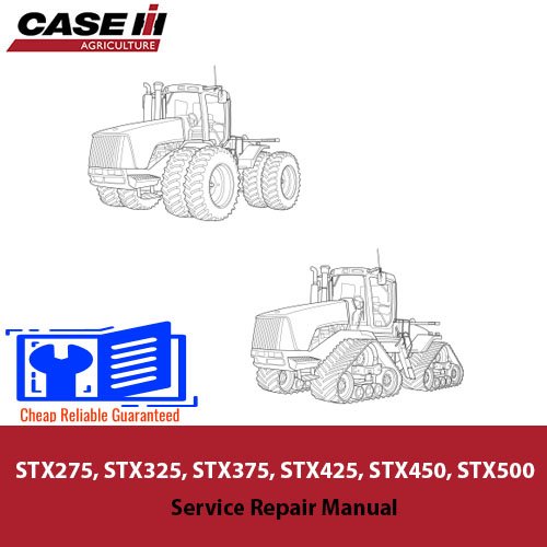 Comprehensive service manual for Case IH Steiger tractors