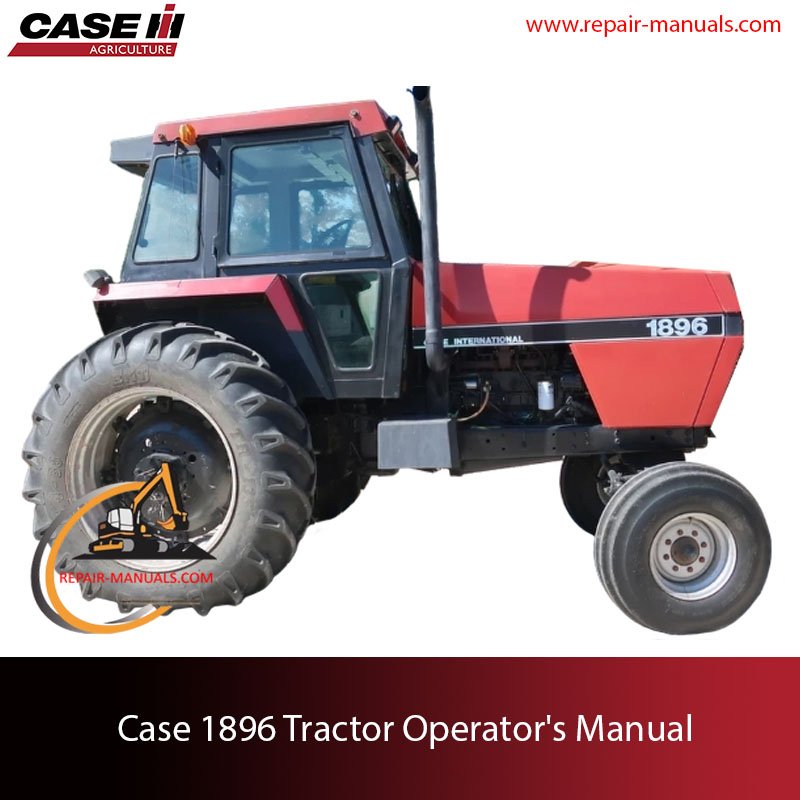 1896 tractor operator's manual case