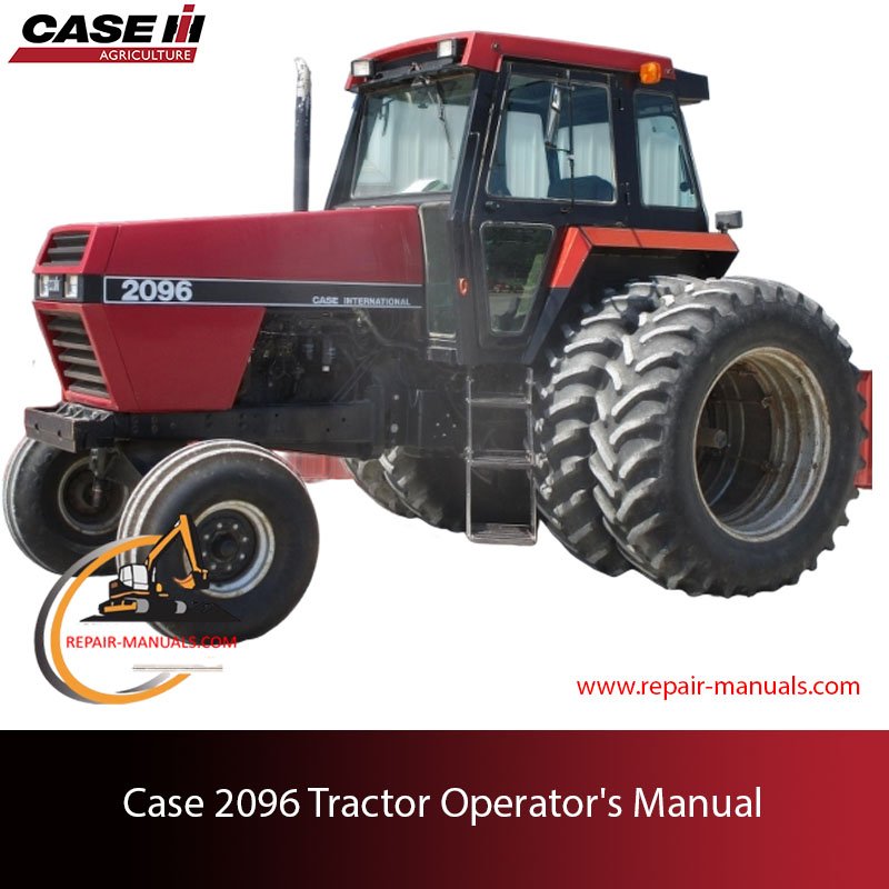 Operator's manual for Case 2096 tractor