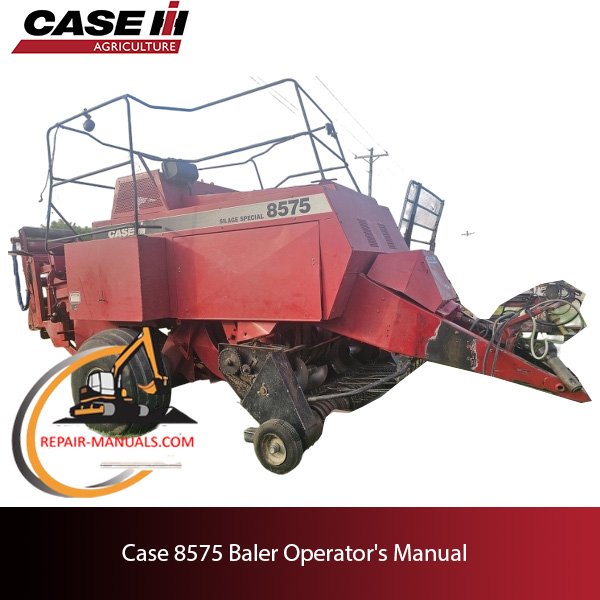 Operator's Manual for Case 8575 Baler