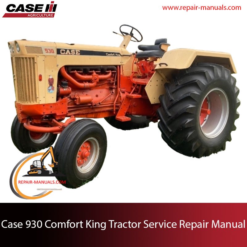 Case 930 Comfort King service manual in PDF format