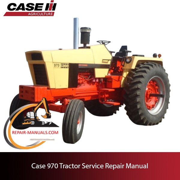 Case 970 Tractor service manual cover