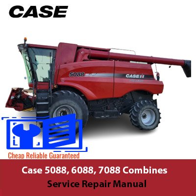 Service repair manual for Case 5088