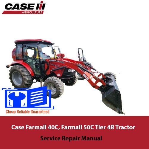 Case Farmall 40C and 50C tractor service repair manual