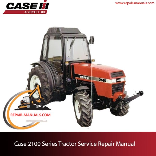 Service repair manual cover for Case 2100 Series Tractor