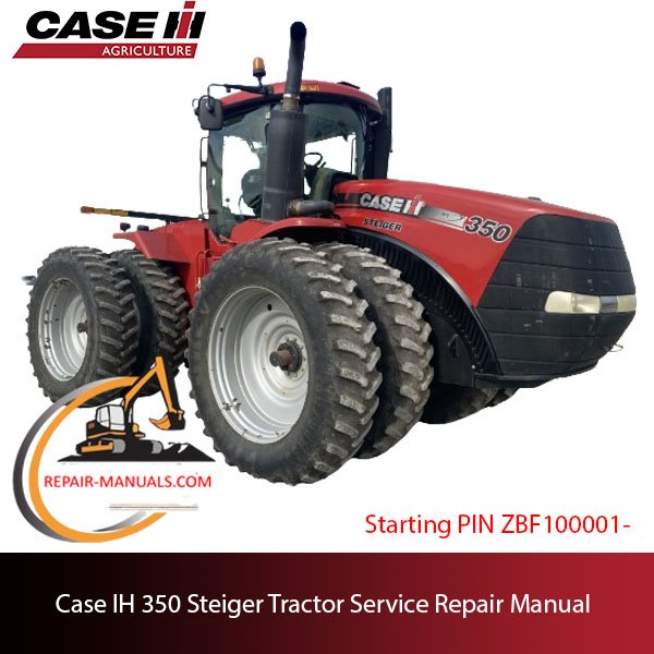 the service repair manual for Case IH 350 Rowtrac Tractor