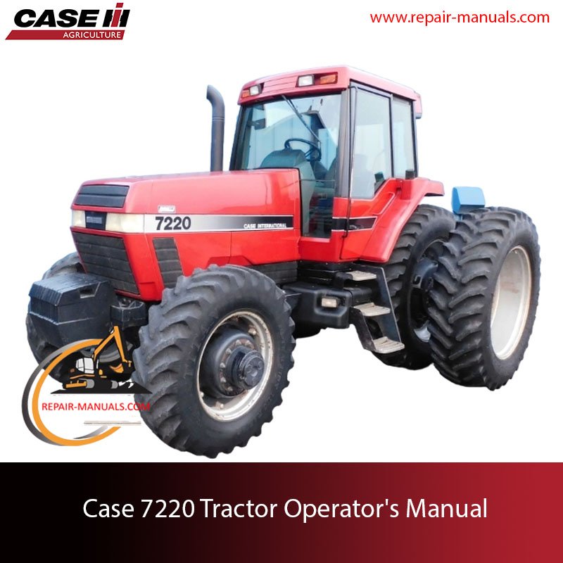 Case 7220 Tractor Operator's Manual cover