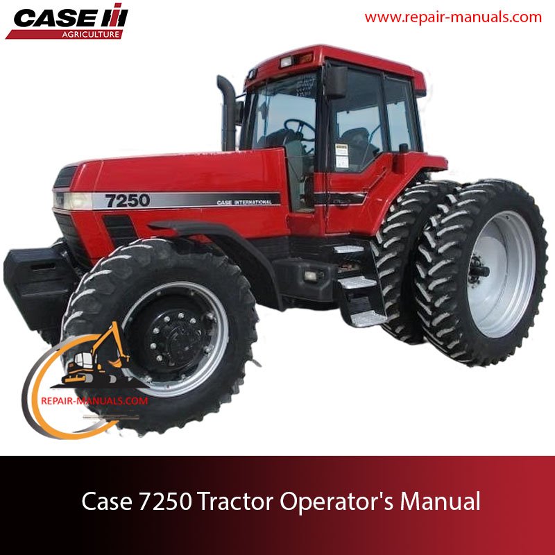Cover of the Case 7250 Tractor Operator's Manual