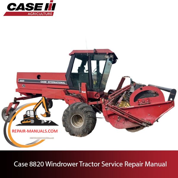 Case IH 8820 swather service repair manual