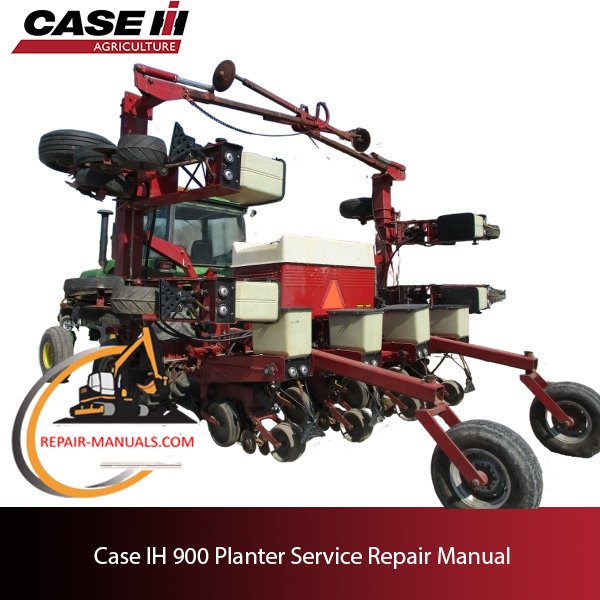 Service repair manual cover for Case IH 900 planter