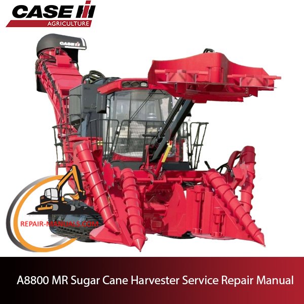 Service repair manual for Case IH Austoft A8800 multi-row equipment