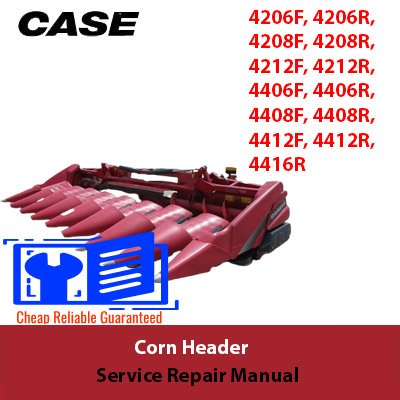 Repair manual for Case corn headers