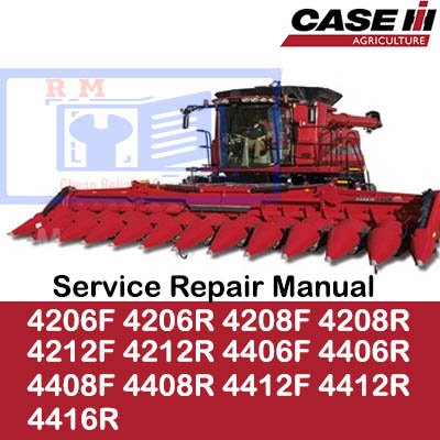 Case IH Tractor service repair manual covering models 4206F