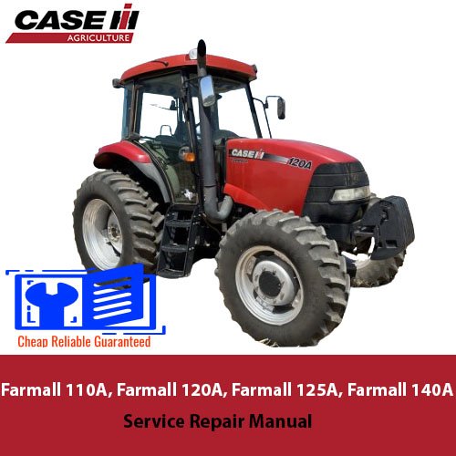 Comprehensive service manual for Case Farmall 110A