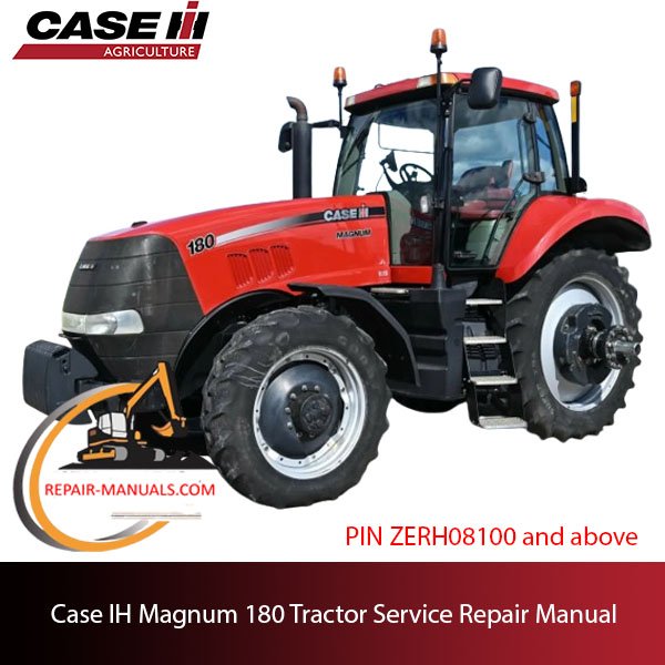 Case IH Magnum 180 tractor service repair manual