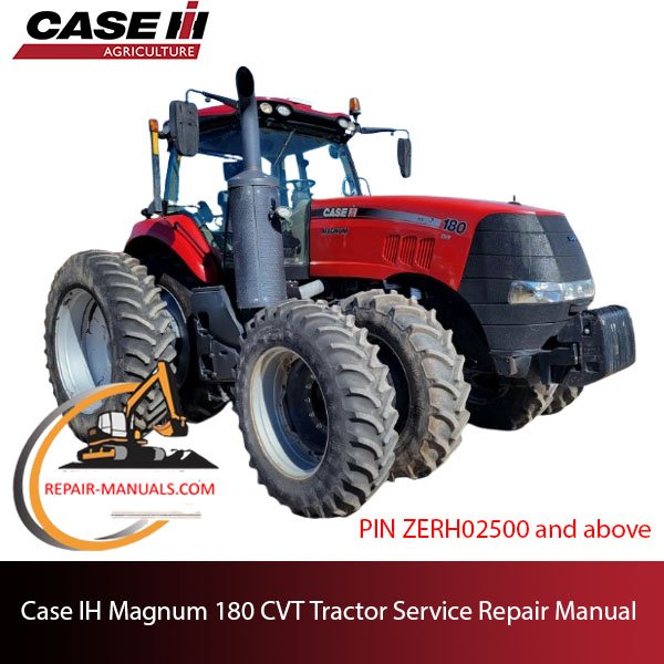 service repair manual for Case IH Magnum 180 CVT Tractor