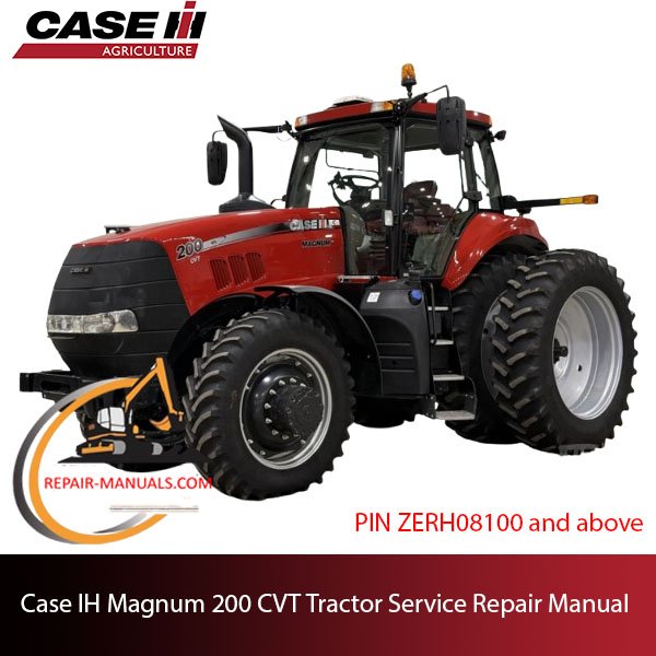 service repair manual for Case IH Magnum 200 CVT Tractor