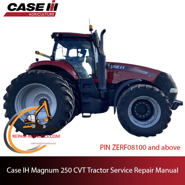 Case IH Magnum 250 CVT Tractor service repair manual
