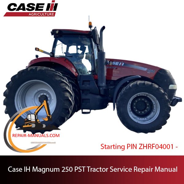 service repair manual for Case IH Magnum 250 PST tractor