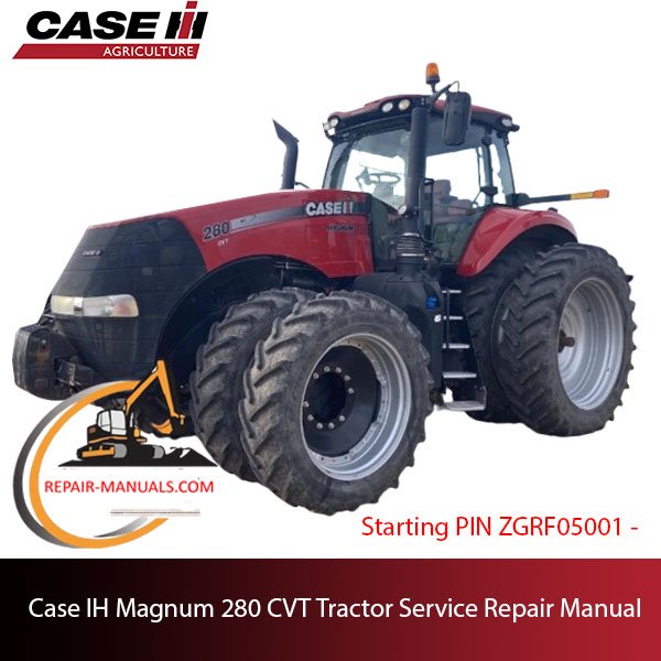 Service manual for Case IH Magnum 280 CVT Tractor