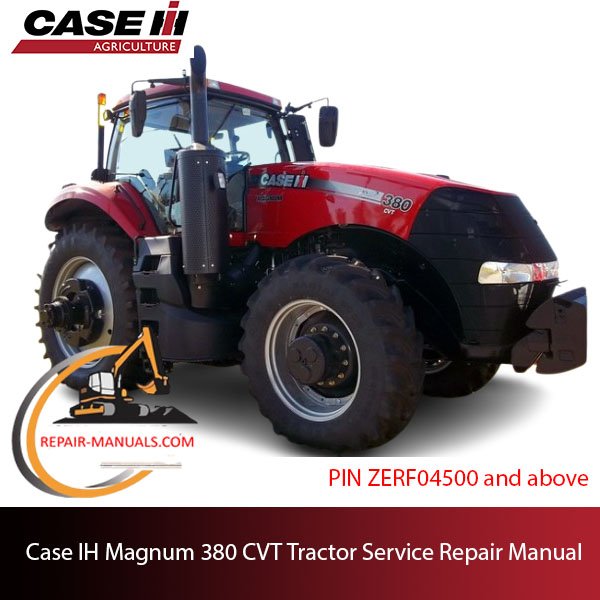 service repair manual for Case IH Magnum 380 CVT Tractor