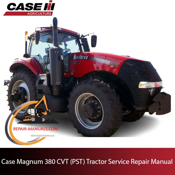 Case Magnum 380 CVT tractor service repair manual