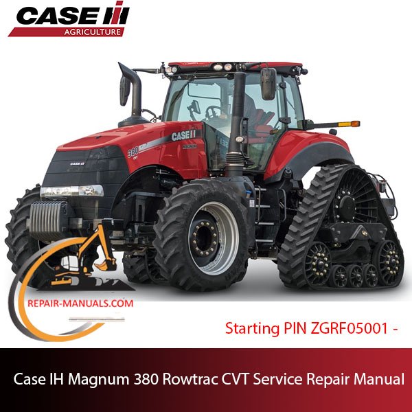 Case IH Magnum 380 Rowtrac CVT Tractor service repair manual