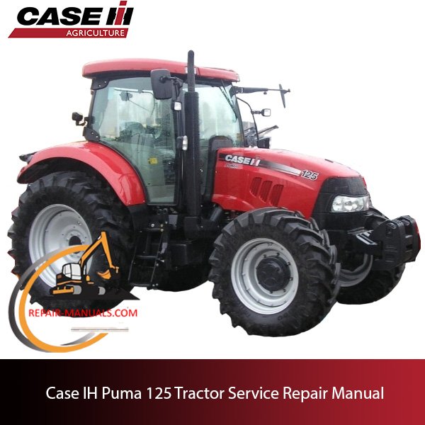 Case IH Puma 125 tractor service manual cover