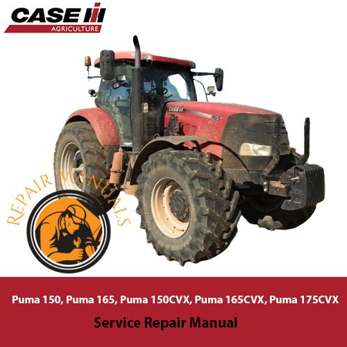 Case Puma service repair manual for models 150