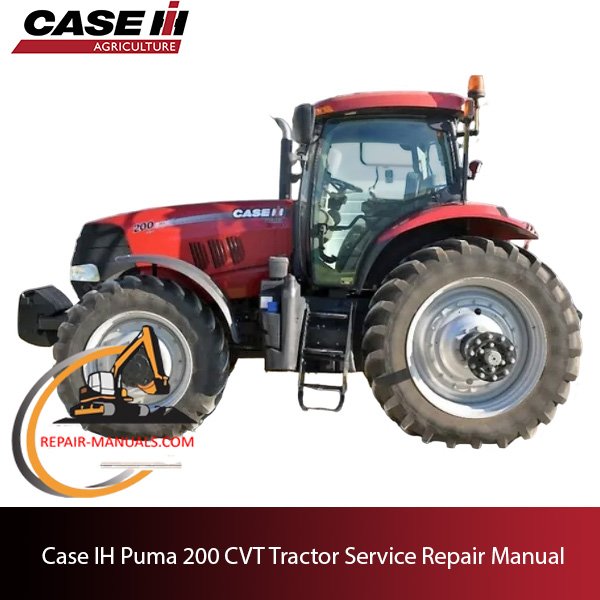 the service repair manual for Case IH Puma 200 CVT tractor